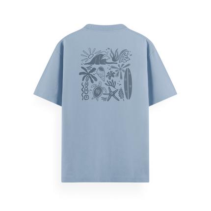 T-Shirt basic "Beachy Vibes"