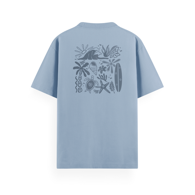 T-Shirt basic "Beachy Vibes"