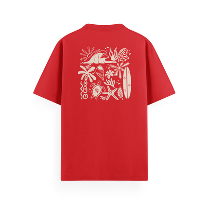 T-Shirt basic "Beachy Vibes"