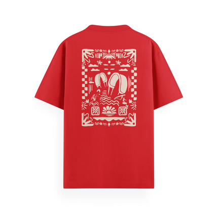 T-shirt basica Boho Beach