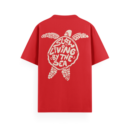 Slow Living By The Sea T-Shirt Basic