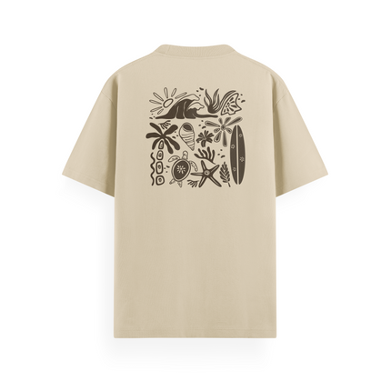 T-Shirt basic "Beachy Vibes"