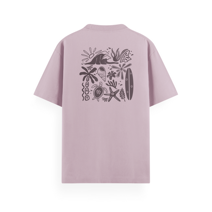 T-Shirt basic "Beachy Vibes"