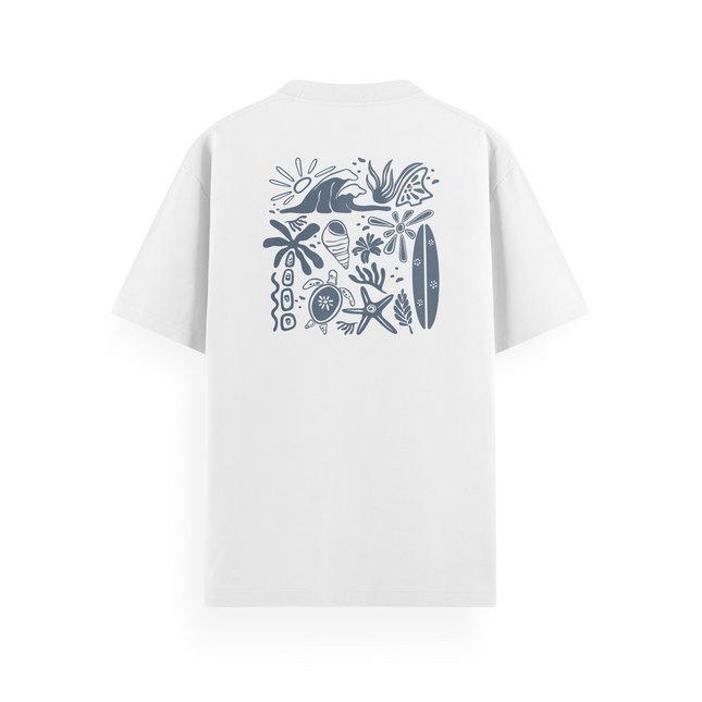 T-Shirt basic "Beachy Vibes"