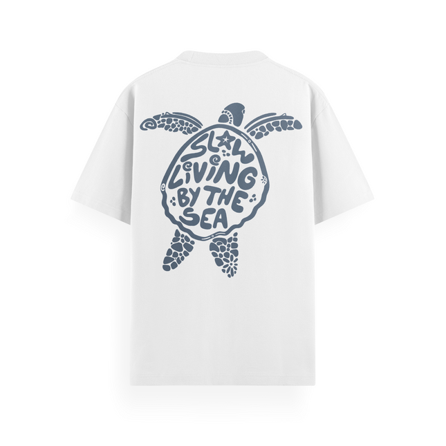 Slow Living By The Sea T-Shirt Basic