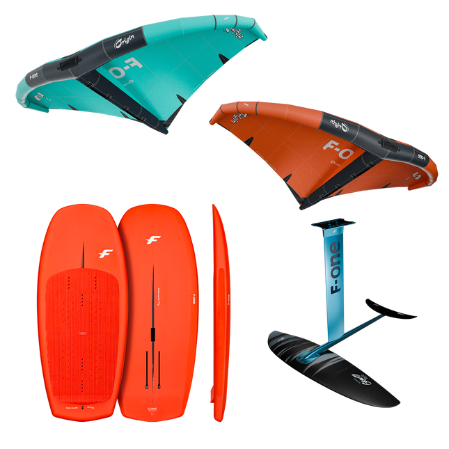 F-ONE Einsteiger Set II Wingfoilen 80 - 100 kg