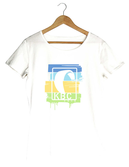 KBC Ladies Shirt Classicfit "LOGO STRIPES"  white
