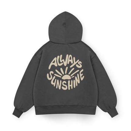 Felpa oversize con cappuccio Always Sunshine