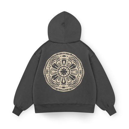 Surf Geometric Hoodie Oversized