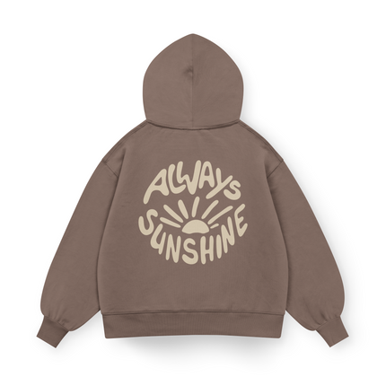 Felpa oversize con cappuccio Always Sunshine