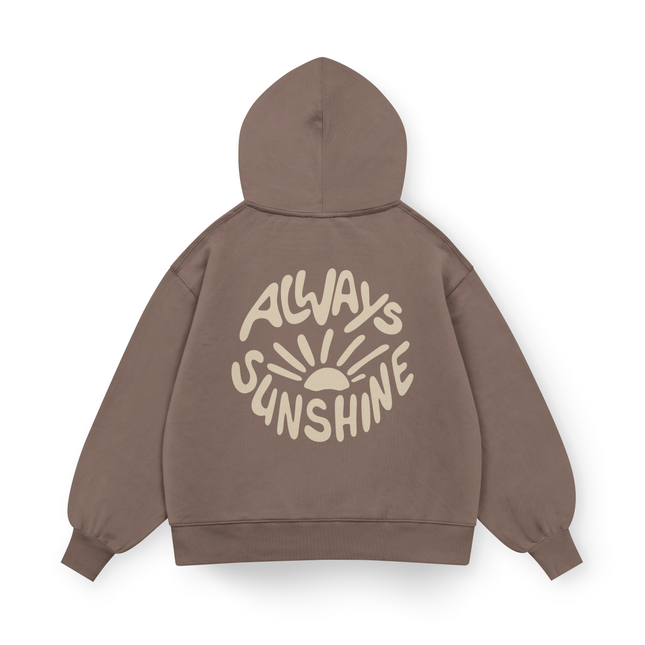 Felpa oversize con cappuccio Always Sunshine