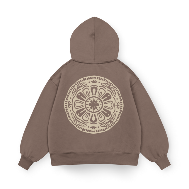 Surf Geometric Hoodie Oversized