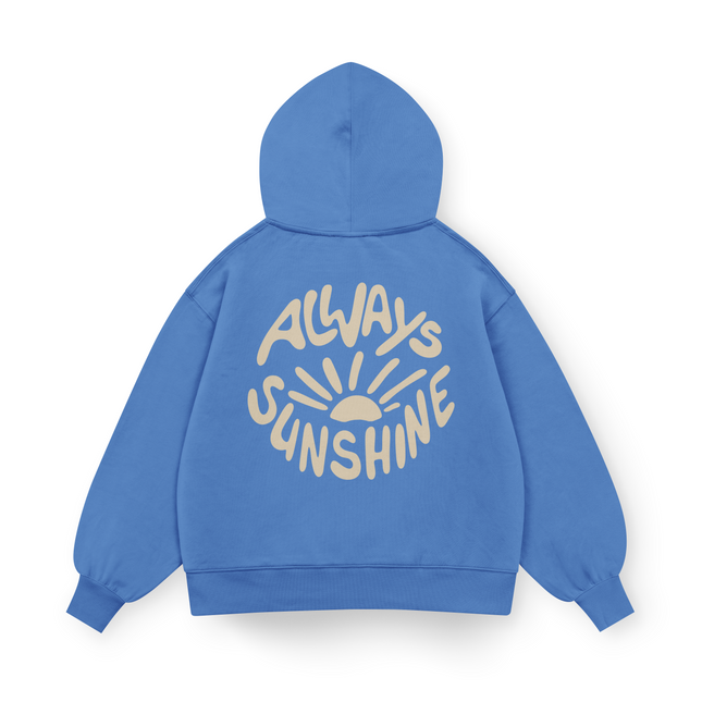 Felpa oversize con cappuccio Always Sunshine