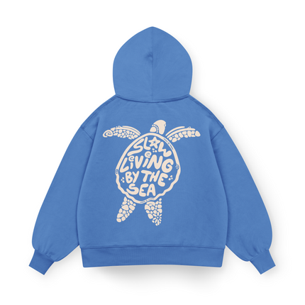 Slow Living By The Sea Hoodie Oversized