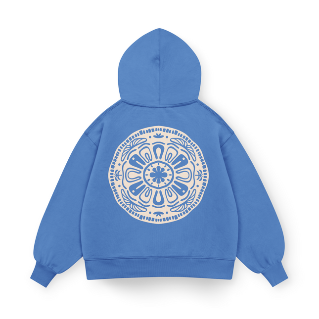 Surf Geometric Hoodie Oversized