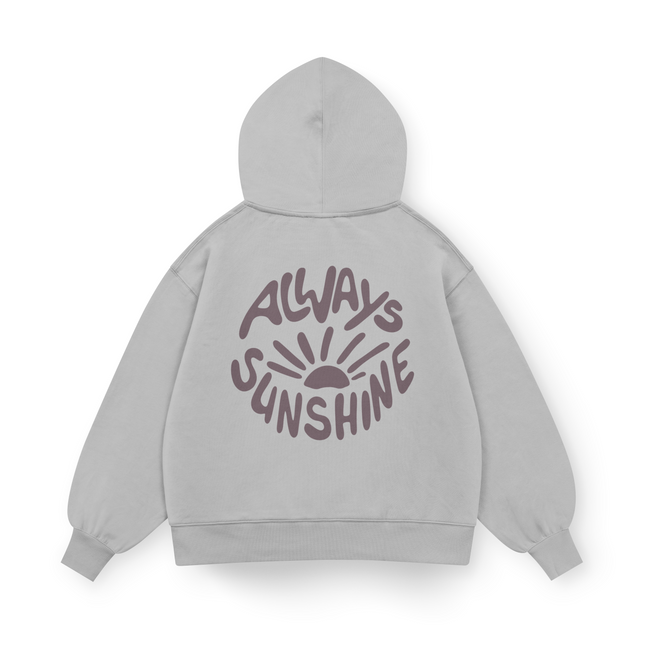 Felpa oversize con cappuccio Always Sunshine