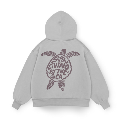 Slow Living By The Sea Hoodie Oversized