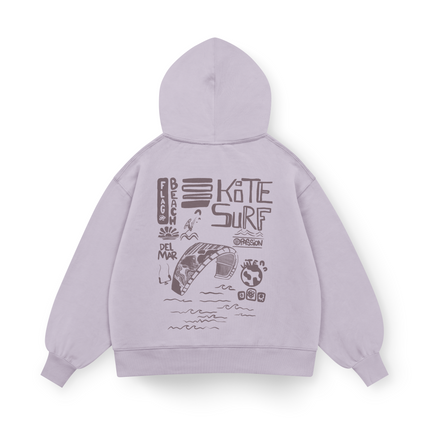 Flag Beach Hoodie Oversized