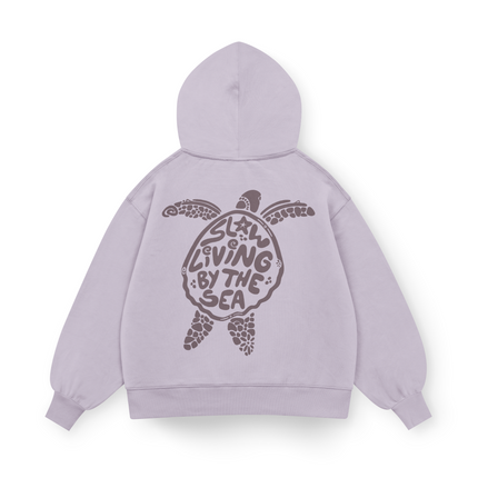 Slow Living By The Sea Hoodie Oversized