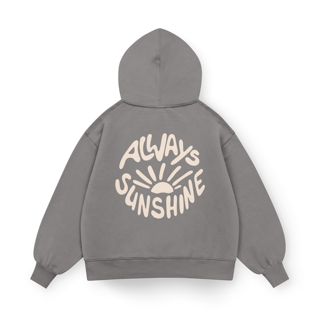 Felpa oversize con cappuccio Always Sunshine
