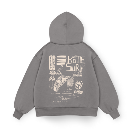 Flag Beach Hoodie Oversized
