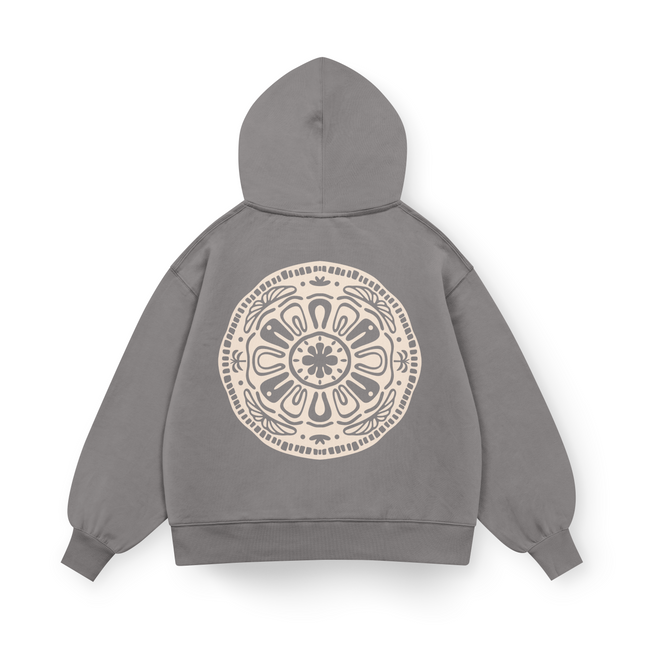 Surf Geometric Hoodie Oversized