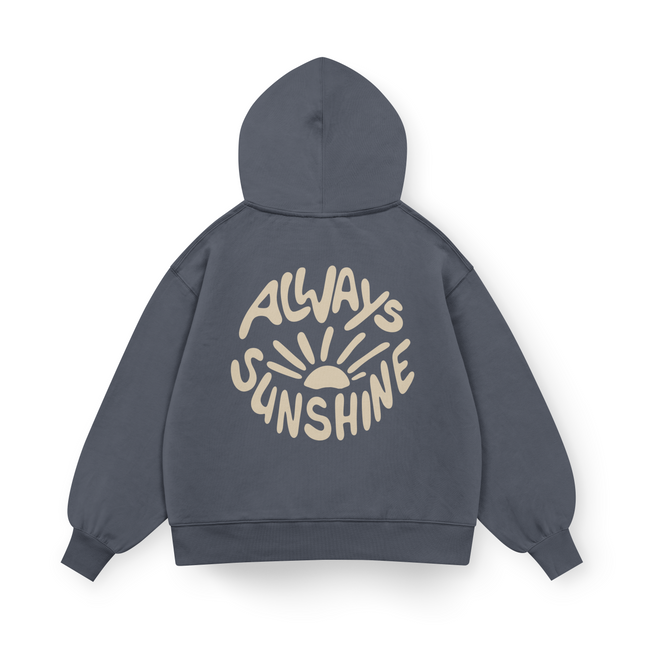 Felpa oversize con cappuccio Always Sunshine