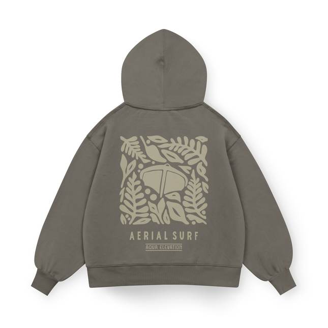 Felpa con cappuccio Oversized Aerial Surf