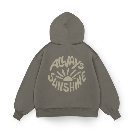Felpa oversize con cappuccio Always Sunshine