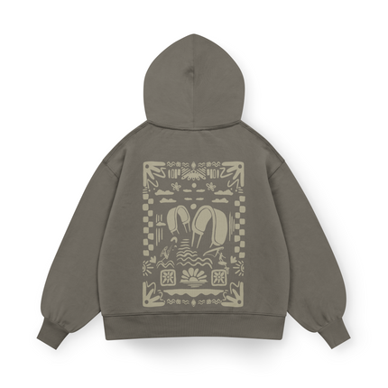 Felpa con cappuccio Boho Beach Oversized