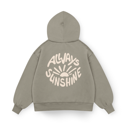 Felpa oversize con cappuccio Always Sunshine
