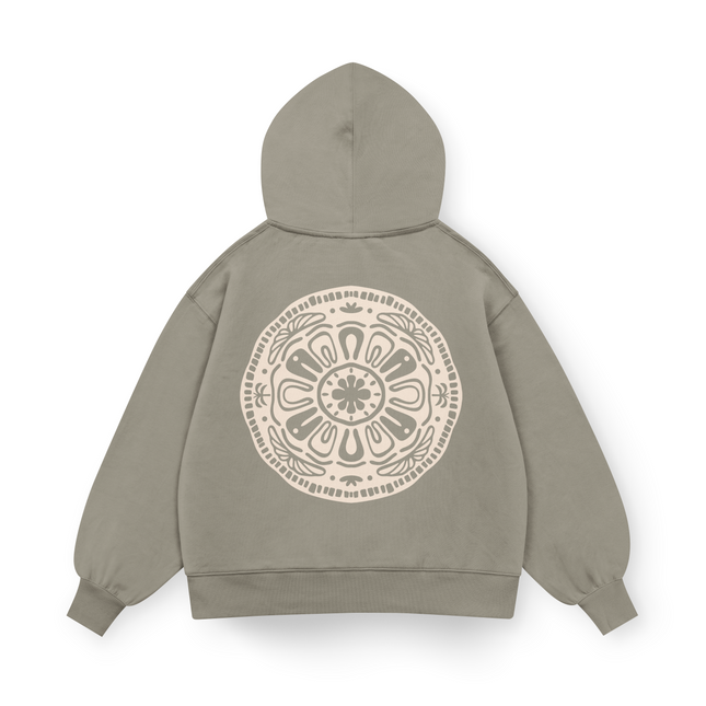Surf Geometric Hoodie Oversized