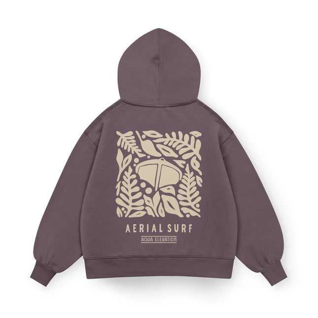 Felpa con cappuccio Oversized Aerial Surf