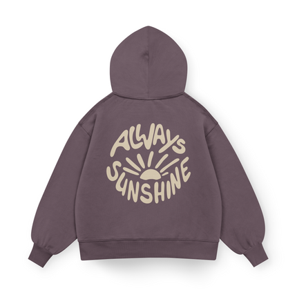 Felpa oversize con cappuccio Always Sunshine