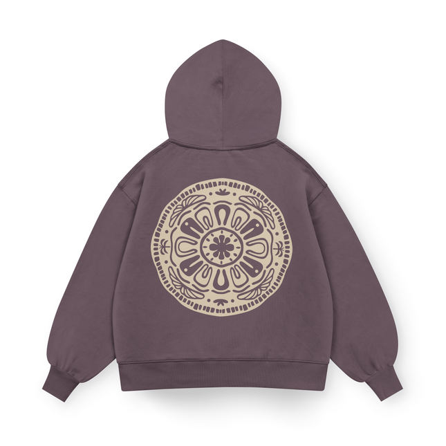 Surf Geometric Hoodie Oversized