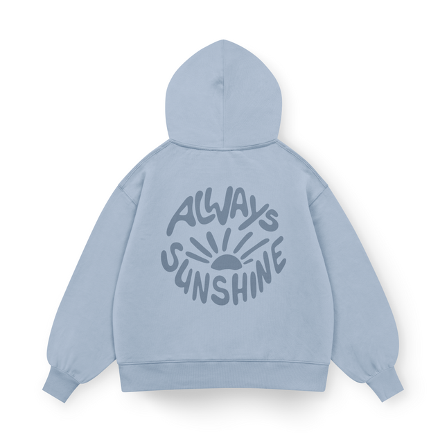 Felpa oversize con cappuccio Always Sunshine