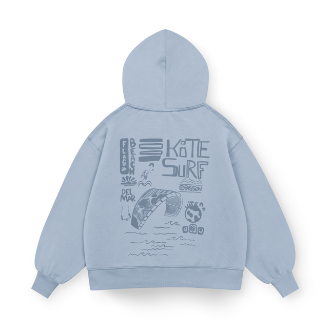 Flag Beach Hoodie Oversized