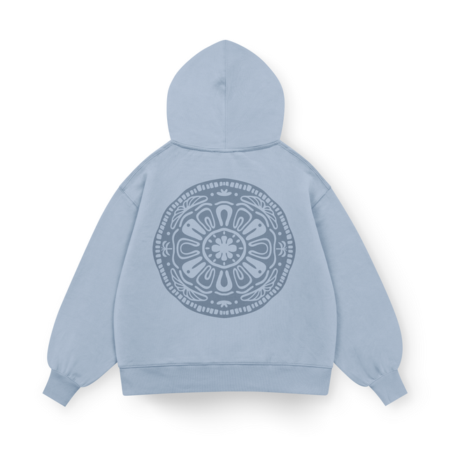 Surf Geometric Hoodie Oversized