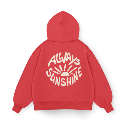 Felpa oversize con cappuccio Always Sunshine