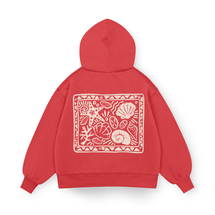 Seashell Party Hoodie Oversized