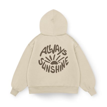 Felpa oversize con cappuccio Always Sunshine