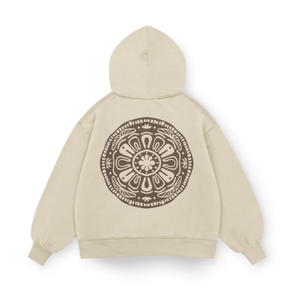 Surf Geometric Hoodie Oversized