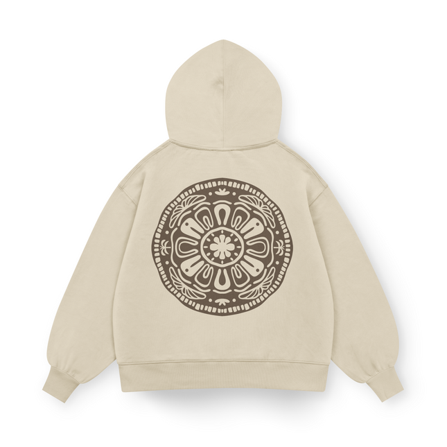 Surf Geometric Hoodie Oversized