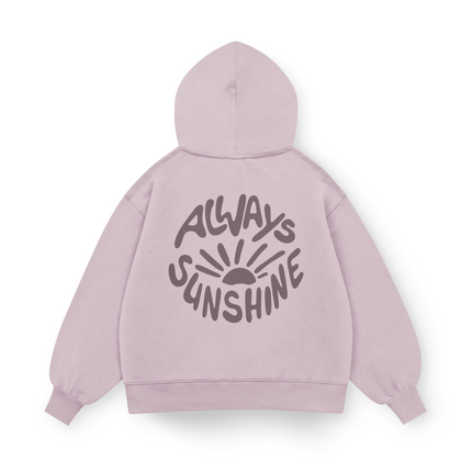 Felpa oversize con cappuccio Always Sunshine