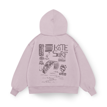 Flag Beach Hoodie Oversized