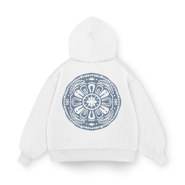Surf Geometric Hoodie Oversized