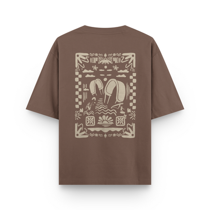 Boho Beach T-Shirt Oversized