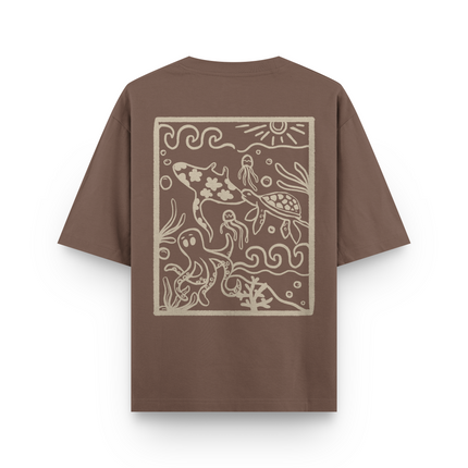 Ocean Creatures Oversized T-Shirt