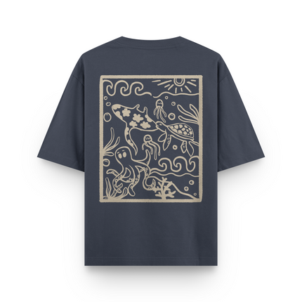 Ocean Creatures Oversized T-Shirt