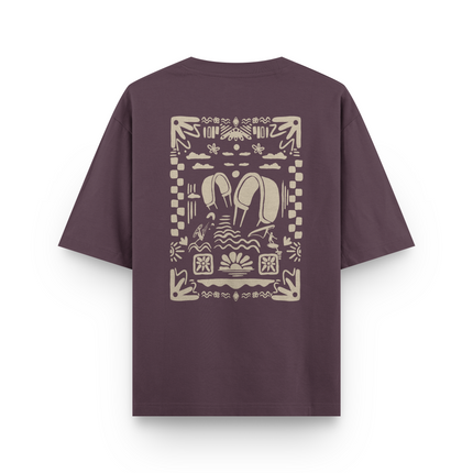 Boho Beach T-Shirt Oversized